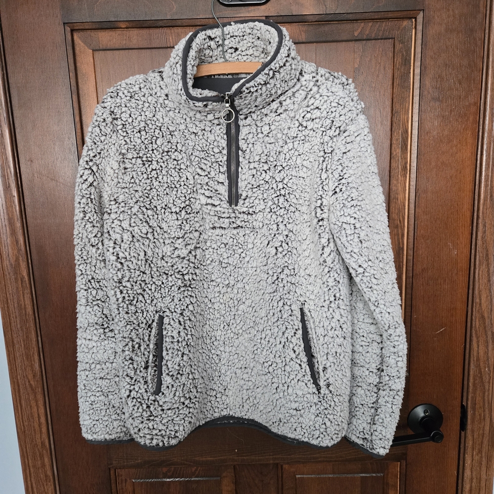 Thread & Supply Charcoal Sherpa Jacket